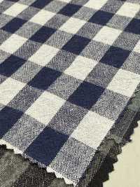 BF7754 Linen Yarn-dyed Gingham Check[Textile / Fabric] KOYAMA Sub Photo