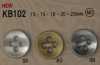 KB102 Vintage-style Metal Buttons