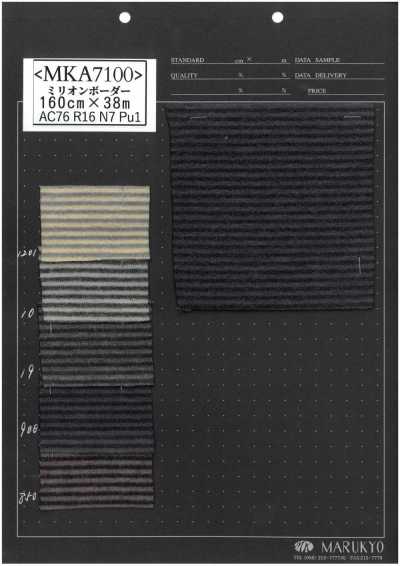 MKA7100 Million Horizontal Stripe