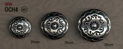 OCH4 Flower Concho Button