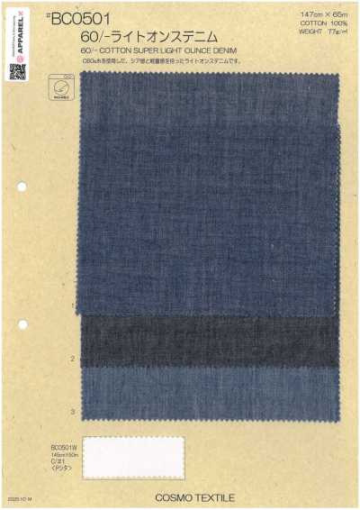 BC0501 60/- Lightweight Denim