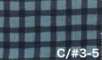 83194 Linen-Like Slub Bicolor Dot, Stripe, Check[Textile / Fabric] VANCET Additional Images