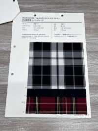V8615 30 Single Yarn High-Density Twill Check[Textile / Fabric] VANCET Additional Images