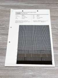 V8615 30 Single Yarn High-Density Twill Check[Textile / Fabric] VANCET Additional Images