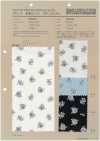 850543 Broadcloth Unbleached Cotton Botanicalism Grace