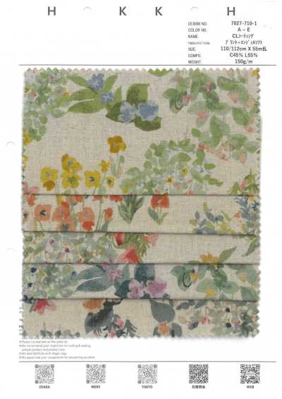 7027-710-1 CL Sheeting Garden