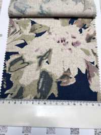 7027-710-4 CL Seating Watercolor Touch Large Flowers[Textile / Fabric] HOKKOH Sub Photo