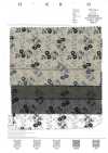 7027-710-7 CL Seating Monochromatic Pointillist Flower