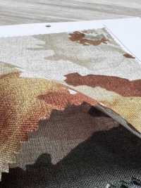 7027-720-1 100 Linen Loomstate Watercolor Large Flowers[Textile / Fabric] HOKKOH Sub Photo