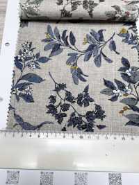 7027-720-2 100% Linen Loomstate Angel Soft Leaf Fruit[Textile / Fabric] HOKKOH Sub Photo