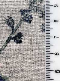 4027-790-2 Linen Loomstate With Shadow-touch Floral Pattern[Textile / Fabric] HOKKOH Sub Photo