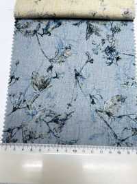 4027-790-2 Linen Loomstate With Shadow-touch Floral Pattern[Textile / Fabric] HOKKOH Sub Photo