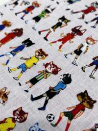 DP-7940-5 60 Lawn Inkjet Print Cat Seersucker[Textile / Fabric] HOKKOH Sub Photo