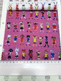 DP-7940-5 60 Lawn Inkjet Print Cat Seersucker[Textile / Fabric] HOKKOH Sub Photo