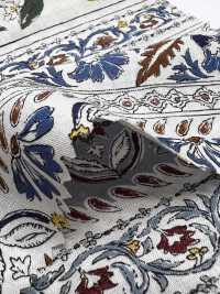 7027-618-3 60 Lawn 9088 Lemon Stripe[Textile / Fabric] HOKKOH Sub Photo