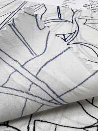 7027-618-7 60 Lawn 9088 Line Drawing Tropical[Textile / Fabric] HOKKOH Sub Photo