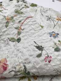 7027-630-2 80 Lawn Miracle Wave Botanical Print[Textile / Fabric] HOKKOH Additional Images