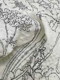 7027-631-1 80 Lawn Miracle Wave Line Botanical[Textile / Fabric] HOKKOH Sub Photo