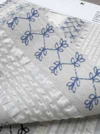 7027-635-2 80 Lawn Salt Shrink Stripe Lace[Textile / Fabric] HOKKOH Sub Photo