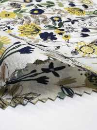 4027-660-4 60 Lawn Watercolor Flowers[Textile / Fabric] HOKKOH Sub Photo