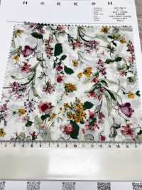4027-660-5 60 Lawn Watercolor Flowers[Textile / Fabric] HOKKOH Sub Photo