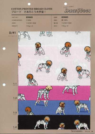 850605 Broadcloth Let's Go, The Great Universe! Space & Dock