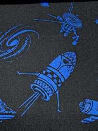 850606 Broadcloth , Let's Go To The Vast Universe! Space & Galaxy[Textile / Fabric] VANCET Sub Photo
