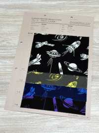 850606 Broadcloth , Let's Go To The Vast Universe! Space & Galaxy[Textile / Fabric] VANCET Sub Photo