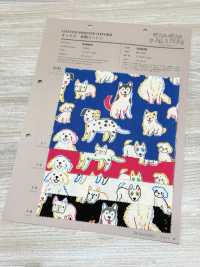850608 Unbleached Oxford Cotton - Dog Paradise[Textile / Fabric] VANCET Sub Photo
