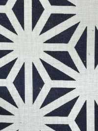850609 Lawn Indigo Collection Hemp Leaf Pattern[Textile / Fabric] VANCET Sub Photo