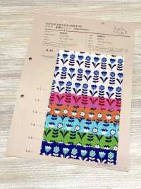 850613 Lawn Unbleached Cotton Little Pocket "Pizzicato"[Textile / Fabric] VANCET Sub Photo