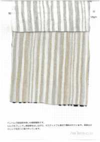 2907 Yoryu (Wrinkle Crepe) Stripe[Textile / Fabric] Fine Textiles Sub Photo