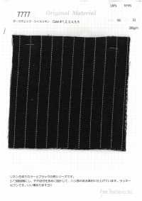 7777 Dark Check Twill Linen[Textile / Fabric] Fine Textiles Sub Photo