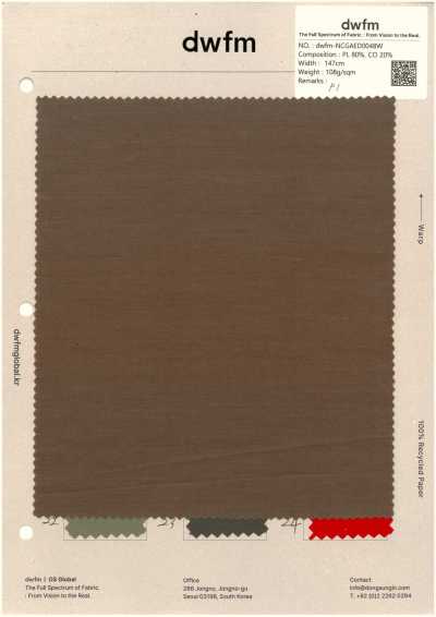 DWFM-NCGAED0048W Wrinkle-Free High Count Broadcloth