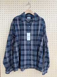 3SG048 Organic Cotton Madras Plaid[Textile / Fabric] Chambray Additional Images