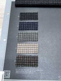 1015550 Bishu 1/14 Foggy Wool Houndstooth[Textile / Fabric] Takisada Additional Images