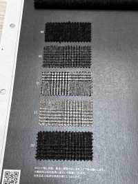 1022659 1/16 Recycled Wool Milled Glen Check[Textile / Fabric] Takisada Additional Images