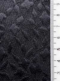 KKF7616-1 Fluffy Puckered Stretch Jacquard[Textile / Fabric] Uni Textile (Komon Kobo) Additional Images