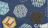 AP65102 Japanese Cool Printed Dobby (Rolled Bolt)[Textile / Fabric] COSMO TEXTILE Additional Images