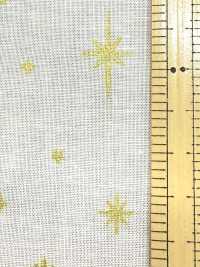 AP65802 Merry Christmas GOLD Print Loomstate (Roll)[Textile / Fabric] COSMO TEXTILE Additional Images