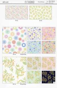 SP1187 Small Floral Loomstate Print (Roll)[Textile / Fabric] COSMO TEXTILE Additional Images