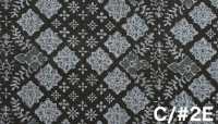 SP6580 Overdyed Flower Print Loomstate (Roll)[Textile / Fabric] COSMO TEXTILE Additional Images