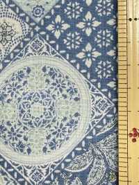 SP6580 Overdyed Flower Print Loomstate (Roll)[Textile / Fabric] COSMO TEXTILE Additional Images