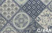 SP6580 Overdyed Flower Print Loomstate (Roll)[Textile / Fabric] COSMO TEXTILE Additional Images