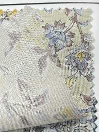 SP6580 Overdyed Flower Print Loomstate (Roll)[Textile / Fabric] COSMO TEXTILE Additional Images
