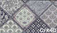 SP6580 Overdyed Flower Print Loomstate (Roll)[Textile / Fabric] COSMO TEXTILE Additional Images
