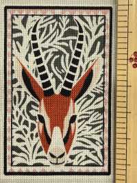 NN2336 RETONO Un/nö African Panel Print Loomstate (Roll)[Textile / Fabric] COSMO TEXTILE Additional Images
