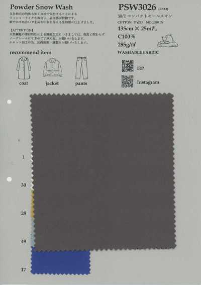 PSW3026 30/2 Compact Moleskin