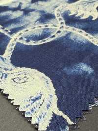 5-IDG-HDPT5 Linen ID Discharge Hand Screen Print[Textile / Fabric] HOKKOH Additional Images