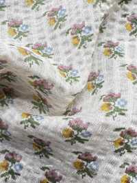 5026-1375-2 80 Lawn Miracle Wave Pixel Flower[Textile / Fabric] HOKKOH Additional Images